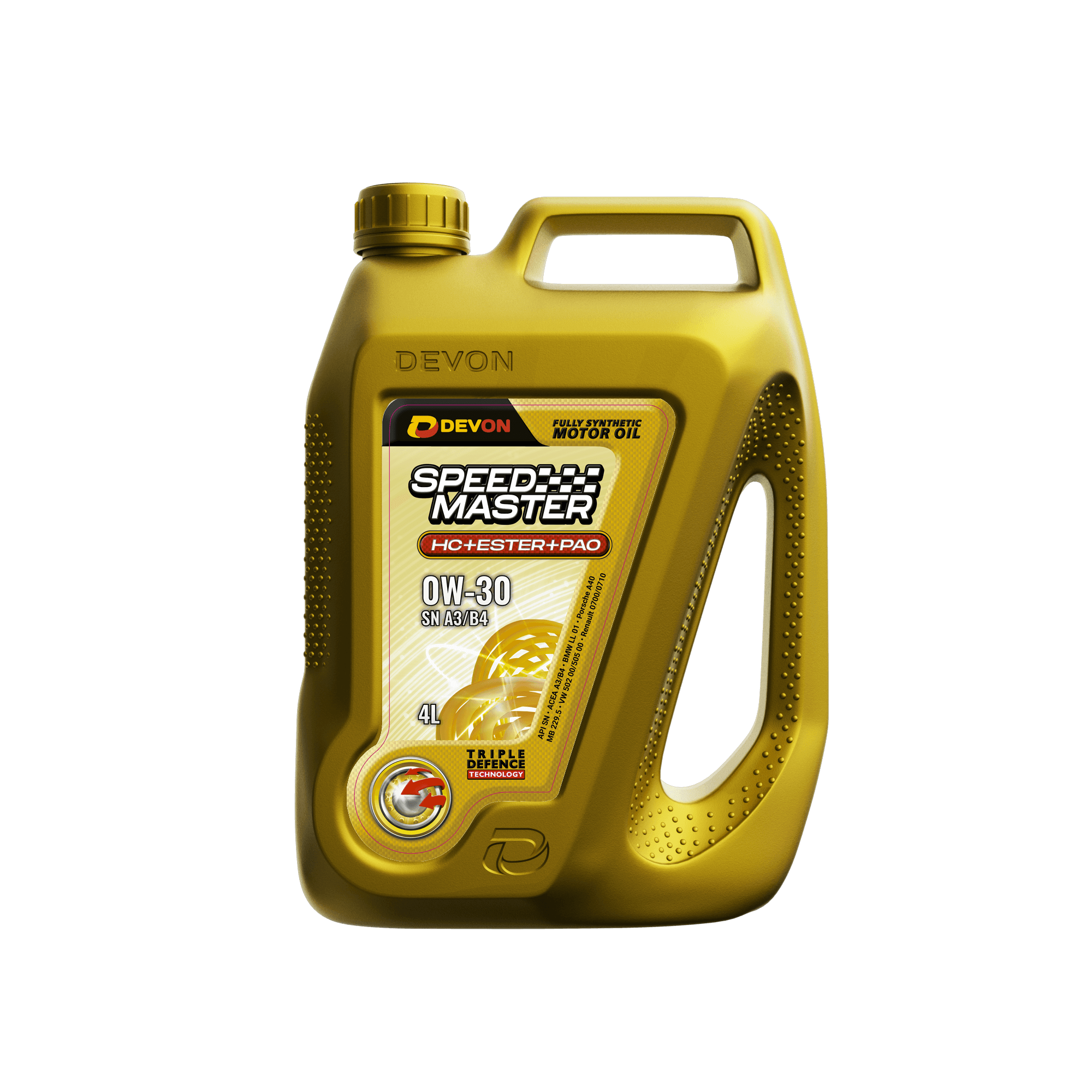 Масло моторное Devon Speed Master 0W-30 SN A3/B4